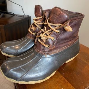 Brown Sperry Duck Boots